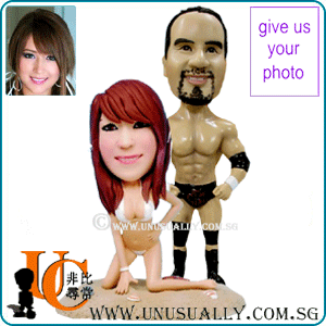 Custom Sexy Bikini & Hunky Couple Figurines